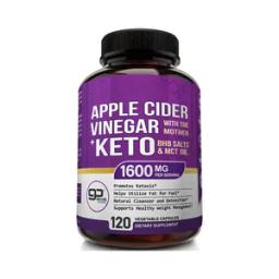 1600MG Apple Cider Vinegar Capsules with Mother Keto Diet Pills BHB Salts with MCT Oil Keto Pills Support for Women and Men