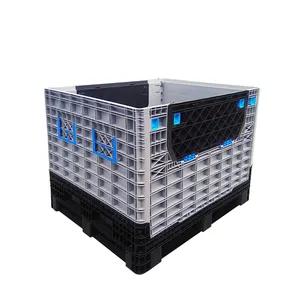 Transportation Storage Pallet Bulk Pack Container Crate For Stackable Storage Plastic Container