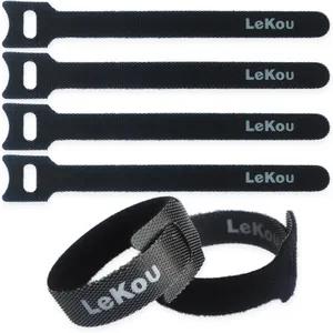 Double Sided Reusable Cable Ties Hook and Loop Cord Straps Cord Wraps