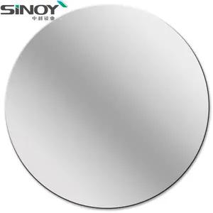 Large Simple Round 1 Inch Beveled Circle Wall Mirror
