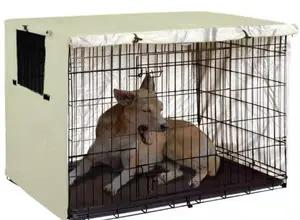 Outdoor Waterproof Pet Dog Cage Cover Kennel Cage Cover Dog Crate Cover