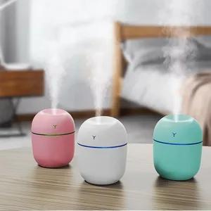 Ultrasonic Air humidifier with LED Night Lamp Diffuser USB Aroma Essential Oil Diffuser For Home Mini Humidifier Car