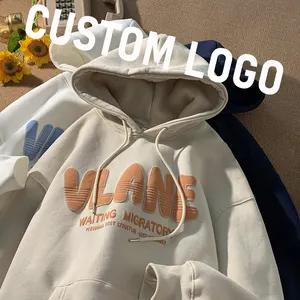 Essentials Blank 500gsm White 3d Puff Printing Unisex Plus Size Vend Clothing Manufacturers Custom Logo Men'S Clothing Hoodies