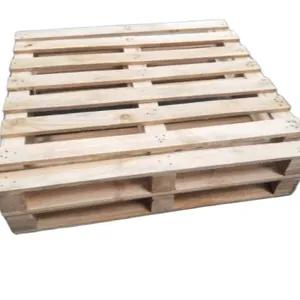 Wooden Pallet Heavy Duty Large Stackable Reversible Euro Pallet Single Faced Wood Way Wood Made in China 13kg Solid customized