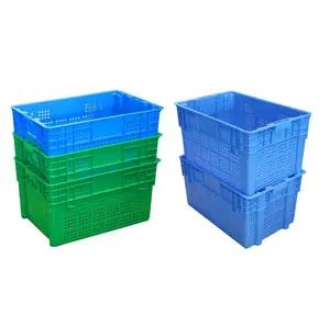 Factory direct cheap plastic shipping crate vegetable crates for storage manufacturing