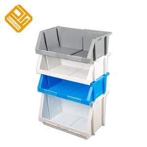 Warehouse Stackable and Nestable Plastic Storage Bin