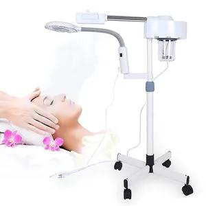 22 Professional Hot Facial Deep Cleaning Face Steamer 2 in 1 With 5x Magnifying Lamp