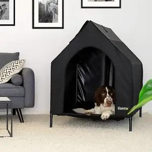 Elevated Portable Pet House Furniture Dog Tent Indoor Outdoor Pet Cat House Easy to Clean and Store
