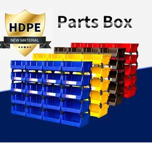 Industrial Warehouse Plastic Storage Parts Bin For Wire Shelving