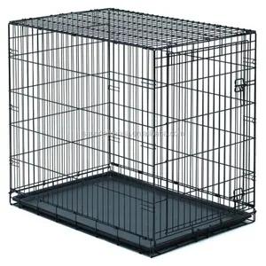 Best quality pet 42" large folding wire pet cages for large dog cat house metal dog crate
