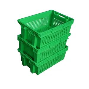 JIDA Fruit and Veg Bread Vegetable Crates Food Grade Plastic Soda Crate