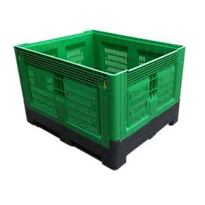 Plastic Pallet Container Bin Plastic Collapsible Bulk Containers Heavy Duty Pallet Box Mega Bins