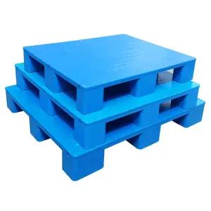 800*600*140mm 4-Way Single Face Entry Smooth Used Collapsible Plastic Pallet For Warehouse Storage