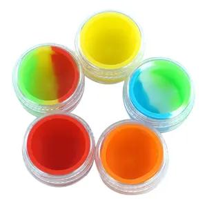 Factory Direct Selling High Quality Bulk Order Custom Container Packaging Smell Proof 7ml Silicone Jar Container