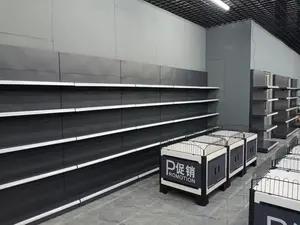 Hot Sale Customized Heavy Duty Metallic Display Shelves For Retail Stores Supermarket