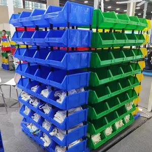 Warehouse Storage Bins Plastic Shelf Bin Boxes Stackable plastic storage part bins