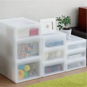Functional and Popular stackable stacking storage drawer with module design made in Japan
