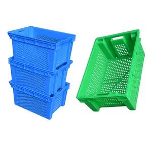 plastic vegetable empty fruit nesting stacking totes boxes crate basket containers